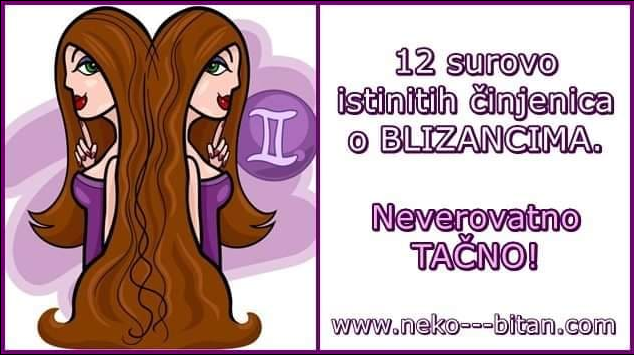 Počela je VLADAVINA BLIZANACA: 12 surovo ISTINITIH ČINJENICA o njima. NEVEROVATNO TAČNO!